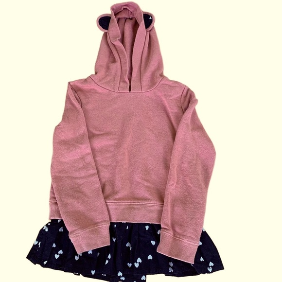 Tucker + Tate Other - TUCKER & TATE HOODIE WITH EARS AND RUFFLED BOTTOM